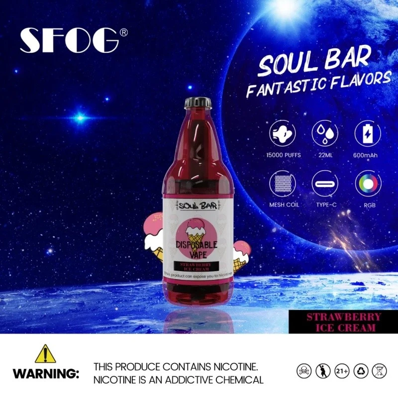Gazzbar wine bottle vape 15000